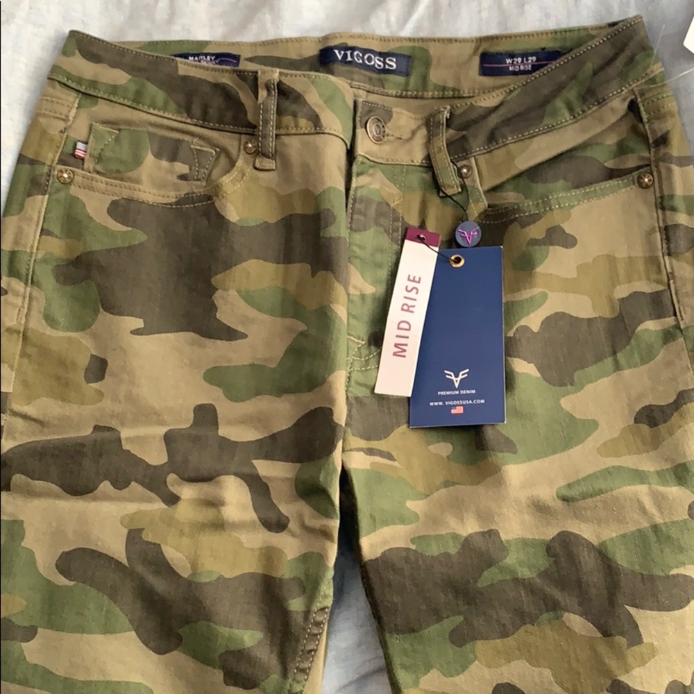 Vigoss marley super skinny camo jeans